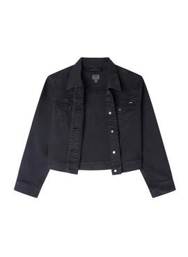 Cazadora Vaquera Pepe Jeans Stacy Negra para Niña