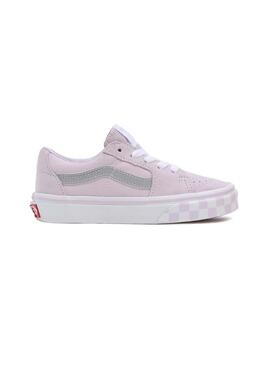 Zapatillas Vans Reflective Sidestripe Lavanda Niña