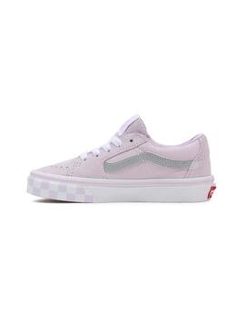 Zapatillas Vans Reflective Sidestripe Lavanda Niña