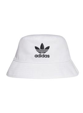 Gorro Adidas Adicolor Bucket Blanco Para Niño Niña