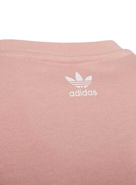 Sudadera Adidas Original Pastel Rosa Para Niña