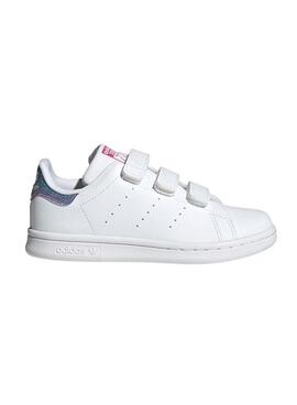 Zapatillas Purpurina Blanca Para