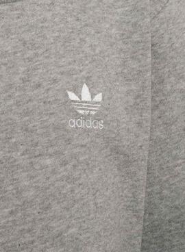 Chándal Adidas Básico Logo Gris Para Niño Y Niña