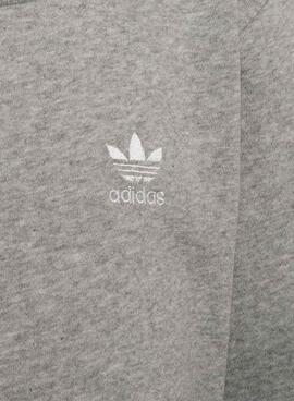 Chándal Adidas Básico Logo Gris Para Niño Y Niña