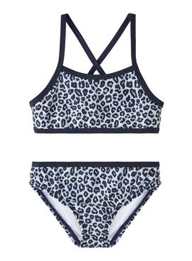 Bikini Name It Felina Estampado Leopardo para Niña