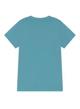 Camiseta Levis Batwing Logo Azul para Niño