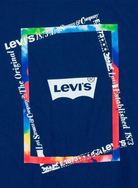 Camiseta Levis Graphic Colores Marino para Niño