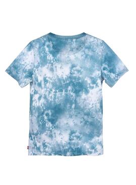 Camiseta Levis Graphic Estampada Azul para Niño