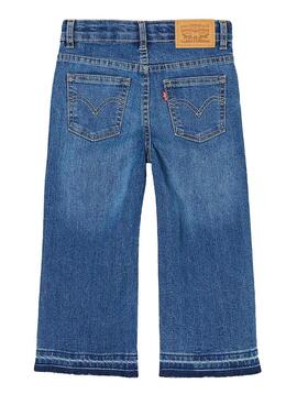 Pantalón Vaquero Levis Cropped Wide Leg Azul Niña