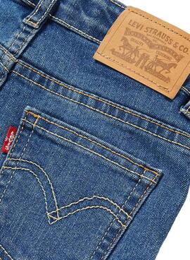 Pantalón Vaquero Levis Cropped Wide Leg Azul Niña