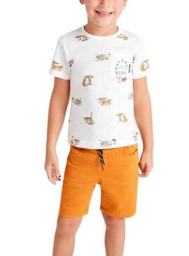 Bermuda Mayoral Bellardina Naranja para Niño