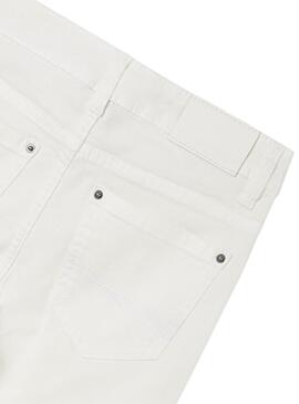 Pantalón Vaquero Mayoral Blanco para Niño