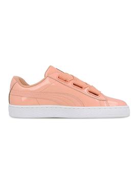 Zapatillas Puma Basket Heart Peach