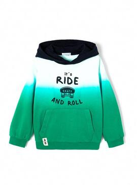 Sudadera Mayoral Skate Verde para Niño