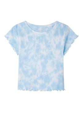 Camiseta Pepe Jeans Hermione Tie Dye Azul Niña