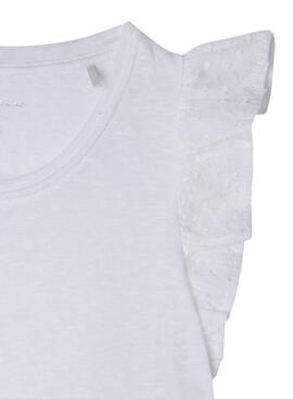 Camiseta Pepe Jeans Itzel Blanca para Niña