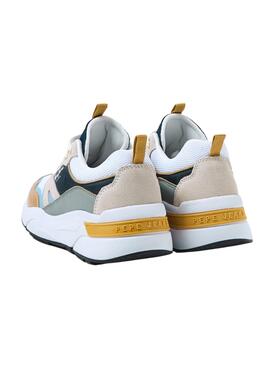 Zapatillas Pepe Jeans Arrow Layers Blancas Niño