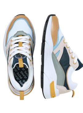 Zapatillas Pepe Jeans Arrow Layers Blancas Niño