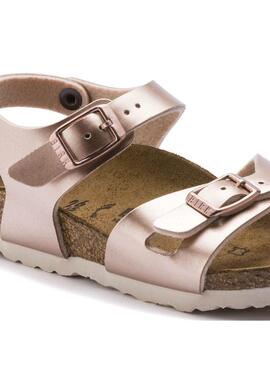 Sandalias Birkenstock Rio BF Rosas para Niña