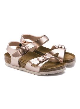 Sandalias Birkenstock Rio BF Rosas para Niña