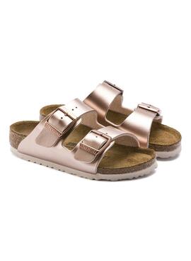 Sandalias Birkenstock Arizona BF Rosa para Niña