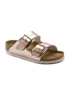 Sandalias Birkenstock Arizona BF Rosa para Niña