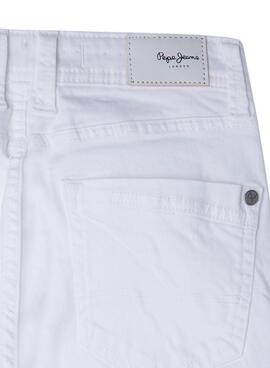 Bermuda Pepe Jeans Becket Denim Blanca para Niño