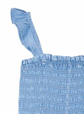 Mono Pepe Jeans Libby Tirantes Azul para Niña