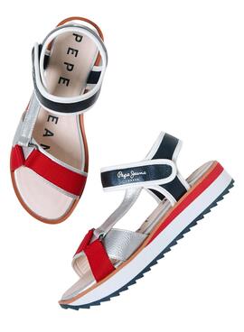 Sandalias Pepe Jeans Alexa Walk Rojas para Niña