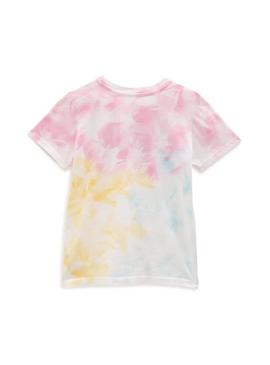 Camiseta Vans Logo Wash Tie Dye Multi para Mujer