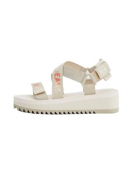 Sandalias Tommy Jeans Trenzadas Plataforma Mujer