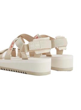 Sandalias Tommy Jeans Trenzadas Plataforma Mujer