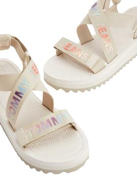 Sandalias Tommy Jeans Trenzadas Plataforma Mujer