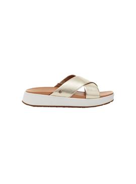 Sandalias UGG Emily Doradas para Mujer