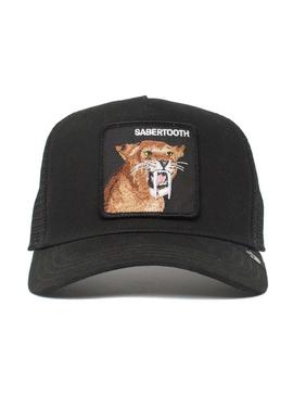 Gorra Goorin Bros Sabertooth Tiger Negra Hombre