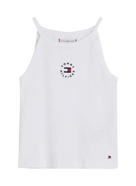 Camiseta Tommy Hilfiger Heritage Blanca Niña