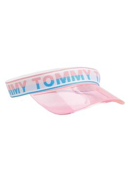 Visera Tommy Jeans Logo Transparente Multi Niña