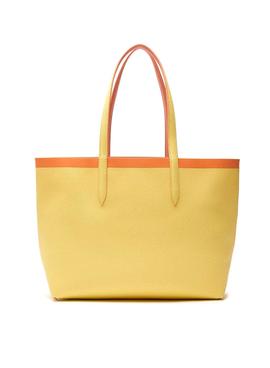 Bolso Lacoste Anna Reversible Amarillo y Naranja