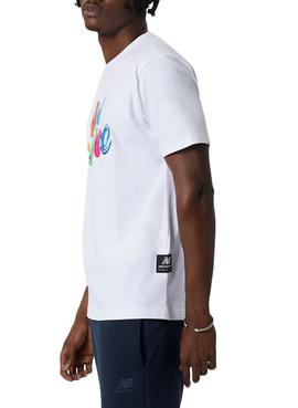 Camiseta New Balance Artist Pack Blanco De Hombre