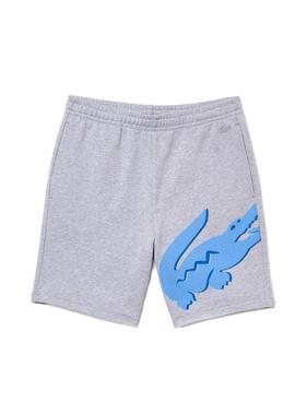 Bermuda Lacoste Big Croco Gris para Hombre