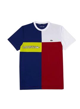 Camiseta Lacoste Sport Colorblock Multi Hombre