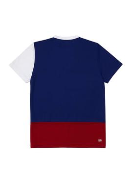 Camiseta Lacoste Sport Colorblock Multi Hombre