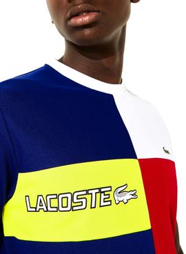 Camiseta Lacoste Sport Colorblock Multi Hombre