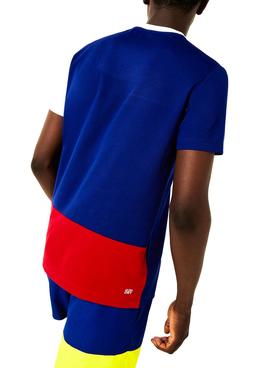 Camiseta Lacoste Sport Colorblock Multi Hombre