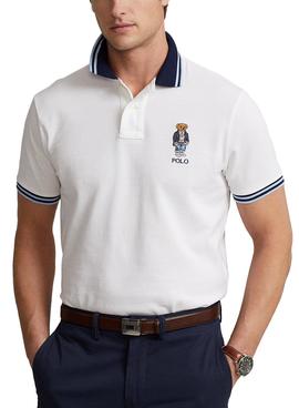 Polo Polo Ralph Lauren Bear Blanco para Hombre