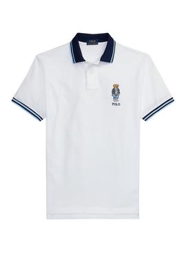 Polo Polo Ralph Lauren Bear Blanco para Hombre