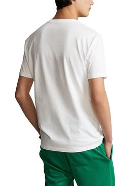 Camiseta Polo Ralph Lauren Sport Blanca Hombre