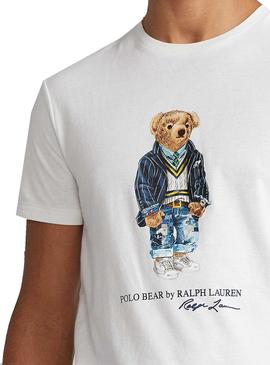 Camiseta Polo Ralph Lauren Polo Bear Blanca Hombre