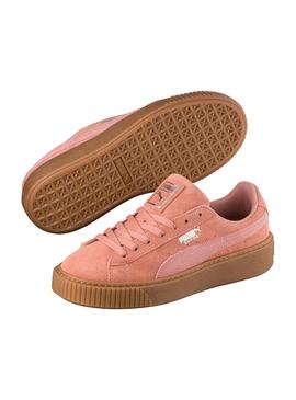 Zapatillas Puma Suede Platform Rosa