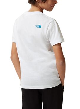 Camiseta The North Face Easy Blanca Niño y Niña